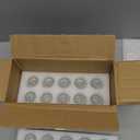 Romadedi Glass Candle Holder for Candlestick - 20 Pcs Clear Small Tapered Candle Holder Wedding Decor Table Centerpiece Bulk for Candle Sticks Christmas Party Living Room Dinner Advent