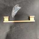 GOFFIDECO 10 Pack 6 Inch Length|5 Inch(128mm) Hole Center Brushed Gold Kitchen Cabinet Handles, Cabinet Pulls Kitchen Cabinet Hardware, Cupboard Pulls, Drawer Handles