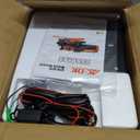 AC-DK 2500 Lb ATV/UTV Winch Synthetic Rope Kits, 12V Winch with Wireless Remote for Off Road Trailer Boat RV Towing Winches, Winch with Mounting Plate and Wired Remote