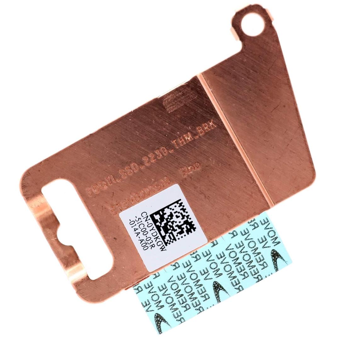 Deal4GO 2230 M.2 SSD Heatsink Hard Drive Cover Heat Shield YDKGW 0YDKGW Replacement for Dell Alienware M17 R3 M17 R4 Gaming Laptop