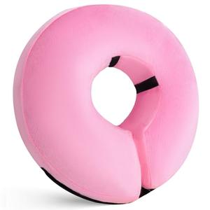 Katoggy Inflatable Dog Cone Collar for After Surgery, Doggie Neck Blow up Donut Recovery ECollar, Soft Adjustable Dog Cone for Small Medium Large Dogs and Cats