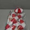 DECHOUS Christmas Decor Car Antlers Set Reindeer Car Decorations for Holiday Vehicle Nose Easy to Install