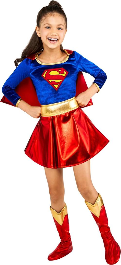 Rubie's girls Dc Superheroes Child's Supergirl Costume Small