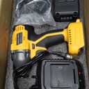 4.0Ah Battery Cordless Impact Wrench, Brushless 1/2 Impact, 320Ft-lbs(430N.m) 20V High Torque Power Impact Driver, Electric Impact for Car Home