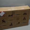 Under Desk Bike Pedal Exerciser, Quiet Magnetic Mini Exercise Bike with MERACH App for Arm, Leg Recovery, Physical Therapy, Smooth Foot Desk Cycle (White & Blue)