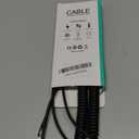 USB C to Lightning Cable 3FT 2Pack, Coiled iPhone Charger Fast Charging for Car [Apple MFi Certified] Short USBC iPhone Cord Compatible with iPhone14/13/12/11 Pro Max/XS MAX/8/Plus/iPad/CarPlay