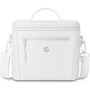 Insulated Lunch Box Bag Women Girls - Waterproof Leakproof Lightweight Reusable Cooler for School Work Picnic - Back to School (Standard, Beige)