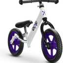 Purple (4LBS) Aluminum Balance Bike for Kids and Toddlers - 12" No Pedal Sport Training Bicycle for Children Ages 3,4,5,6.