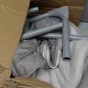 Graco Slim Spaces Compact Baby Swing, Space Saving Portable Bay Swing with Height Adjustable Legs & Soft Toys, Reign