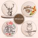 10Pcs Wood Slices Unfinished Wood Rounds 7-8 inches Wood Circles for Crafts Wood Slab for DIY Table Centerpieces Decor Crafts Wedding Parties Baby Shower