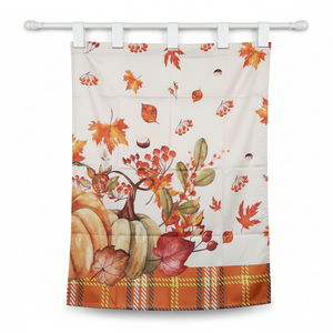 Seasonal Curtains 3pcs,  26"W x 36"L