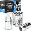Wheel Lock Lug Nut Set M14 x 1.5 Anti Theft Fit Chevy Silverado Tahoe Suburban Avalanche Cadillac Escalade GMC Sierra Yukon XL Canyon Acadia Tesla 3 Y X S Ford Excursion &More Replace 24210