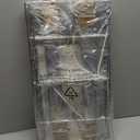 Pull-Out Trash Can for Cabinet - 12 Gal / 48 qt  Heavy-Duty Chrome, Smooth Slide with Trash Bag Storage  Fits 13" Cabinet Opening (Bin Not Included)