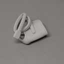 Adjustable Baby Bottle Support for Parents  Comfort Feeding Aid, Non-Slip Silicone Holder, Fits Standard & Wide-Neck Bottles(White)