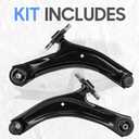 Front Lower Control Arms w/Ball Joints Suspension Kit for Nissan Rogue 2.5L 2008-2013 08 09 10 11 12 13,for Nissan Rogue Select 2.5L 2014-2015 14 15 (2pc)