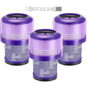 for Dyson V11 Torque Drive Cordless Vacuum Cleaner Replacement Filters Parts, Compatible with Dyson V11 SV14 Animal and V15 Detect Cordless Vacuum Models Filter, Part No.970013-02, 3 Pack