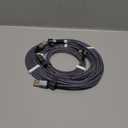 MRGLAS USB C Cable 3.2AUpgraded 90& Gold-Plated, [4-Pack,10+6.6+3.3+1.6FT] Type C Fast Charging Cable Right Angle Nylon Braided USB A to USBC Cord for iPhone 17/16 Samsung S25 Ultra S10 Note 10 (Grey)