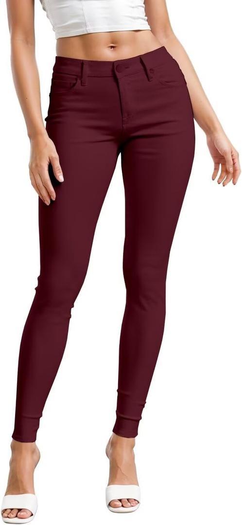 Hybrid & Company Womens Hyper Ultra Stretch Comfy Skinny Leg Work Casual Pants XL