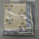 patdrea Designer Square Throw Pillow Covers Set of 2,Rustic Linen with Elegant Grey Blue Floral Pattern Pillows Cover,Decorative Pillowcases Cushion for Bed Living Room Outdoor Car,18 x18 Inches