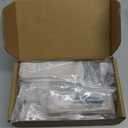 Satanga Edge Finger Pull for cabinets Kitchen Concealed Drawer pulls Aluminum Flat Hidden Back Mount Door Handle for Home 10 Pack Modern White 5 Inch Overall Length Easy Installation