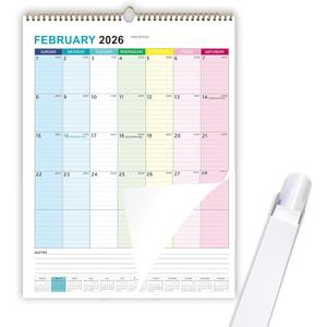 2026-2027 Wall Calendar - Wall Calendar 2026-2027 from Jan 2026 to Jun 2027, 22" x 17", Extra Large Calendar with Thick Paper, Large Ruled Blocks