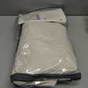 100% Blackout Shield Linen Blackout Curtains for Bedroom 96 Inches Long, Back Tab/Rod Pocket Living Room Drapes, Thermal Insulated Blackout Curtains 2 Panels Set, 50" W x 96" L,Cream