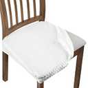 Adabana Seat Covers for Dining Room Chairs Set of 6, Removable Washable Chair Covers Seat Slipcover Protector