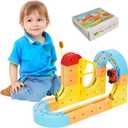Electric Train Set, a Magnetic Anti-Gravity Train Toy with Interlocking Tracks, is a STEM Toy Suitable for Boys and Girls Aged 3-8