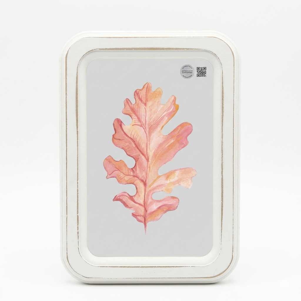 HH 118in Clear Wall Sign Leaf Yellow