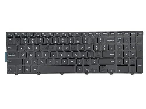 Replacement Keyboard for Dell inspiron 15 3000 5000 3541 3542 3543 3551 3552 3558 3593 5542 5545 5547 5755 5551 5558 5552 5758 5759 5559, inspiron 17 5000 5748 5749 5755 5758 5759 Laptop No Backlit