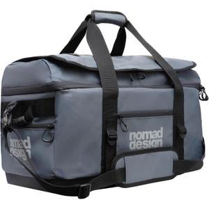 Nomad Design Tuff Loader 65L Max Dry Large Duffle Bag - Water-Resistant Gear Bag for Fishing, Travel & Outdoors – Heavy-Duty Zippers, Shoulder Strap, Roll-Top Closure
