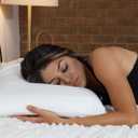 Bluewave Bedding Ultra Slim Gel Memory Foam Pillow for Stomach and Back Sleepers - Thin, Flat Design for Cervical Neck Alignment and Deeper Sleep (2.75-Inches Height, Standard Size)