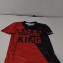 Poker King Printed T-Shirt for Men Assorted Color Poker King Printed Round Neck Short Sleeve T-Shirts Fitness Hip Hop T-Shirts, Size Medium