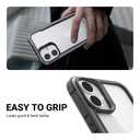 RAPTIC Shield for iPhone 16 Plus Case, [for 2024 Capture Button Shockproof Protective Clear Case], Military Grade 13ft Drop Tested, Durable Aluminum Frame, Anti-Yellowing Case, 6.7 inch, Mocha
