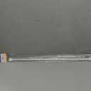 Kenney KN55251 Davenport Ball End Petite Caf Decorative Window Curtain Rod, 48-86" Adjustable Length, White Finish, 1/2" Diameter Steel Tube