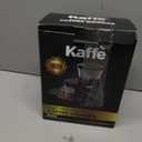 Kaffe Electric Burr Coffee Grinder (5.5oz) w/Adjustable Coarseness Settings - Flat Burr - [New Upgraded Motor ] - Precision Coffee Bean Grinder for Home Use - Black