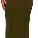PRETTYGARDEN Women's Semi Formal One Off Shoulder Dresses (Green, M)