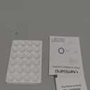 amBand Magnetic Suction Mirror Window Phone Holder, Sticky Grip Double Sided Mount for iPhone, Gym Bathroom Kitchen, Hands-Free for Makeup FaceTime Shower Viewing with MagSafe Accessories, Frost White