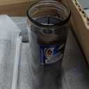 Black Prayer Glass Candle Set - 12 Pack Slightly Scented Black Prayer Candles for Vigils, Prayers, Cemetery, Blessing Ceremonies Plus More | Bulk 8" Candle Kit