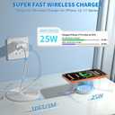 [Apple Certified] Magnetic Wireless Charger, 10FT Long 25W iPhone Magsafe Charger Fast Phone Charging Pad Wireless Magnetic Braid Cable Charge for iPhone 17/17 Pro/17 Pro Max/Air/16 ProMax/15/14/13/12
