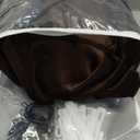 Lazzzy Dark Brown Blackout Velvet Curtains 96 Inches Long Thermal Insulated Blackout Curtain Drapes Luxury Back Tab Window Treatments for Bedroom Living Room 2 Panels, 52 x 96 Inch, Truffle