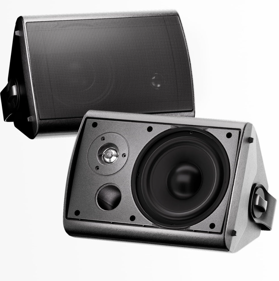  Herdio 6.5" Outdoor Speakers 400 Watts Wired Sound System Waterproof HOS-601