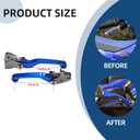 Dirt Bike Clutch Brake Levers,Foldable CNC Breakaway Levers for YZ125 YZ250 15-25/YZ250F 09-25/YZ426F YZ450F 09-25/WR450F 24-25-Blue