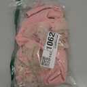 WDIRARA Girl's Sheer Mesh Flounce Long Sleeve Appliques Square Neck Dress Pink 8Y