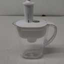 Brita Small 6 Cup Denali Water Filter Pitcher with 1 Brita Standard Filter, Made Without BPA, Bright White