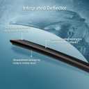 2 Factory Front Wiper Blades Replacement for Nissan Maxima 2009-2020 Original Equipment Windshield Wiper Blades Set 28"+16" (Set of 2)