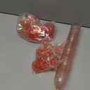 24 Pack Pink Detachable 2 piece Champagne Flutes 5.5 Oz Unbreakable Plastic Mimosa Disposable Champagne Glasses Drinking Cups Stemmed Reusable Wine Toasting Glasses for Wedding (24, Clear Pink)