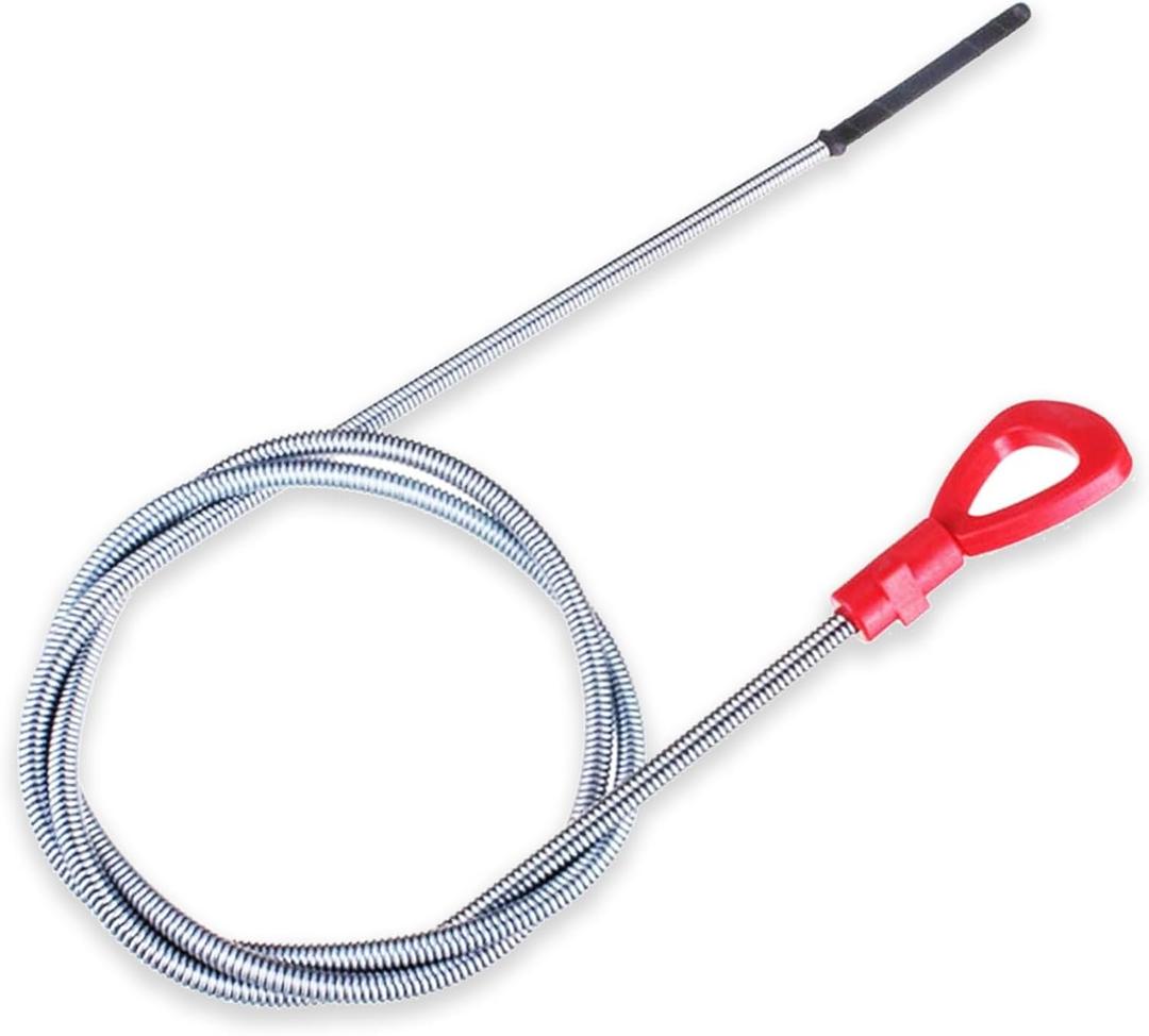 1 PC Automotive Transmission Oil Dipstick with Easy Grip Handle Portable Easy Storage Engine Oil Indicator Tool, Replaces OEM Part No. 140589152100, Red