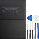 A1484 A1474 Battery Compatible with iPad Air 1 iPad 5th 6th 7th 8th 5 6 7 8 A1474 A1475 A1476 A1822 A1823 A1893 A1954 A2197 A2198 A2200 A2270 A2428 A2429 A2430 with Installation Tools 32.9Wh/8827mAh