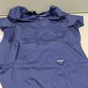 Blooming Jelly Womens Dressy Business Casual Tops Work Trendy Short Sleeve Shirts Summer Cute Pleated Blouses (Blue, L)